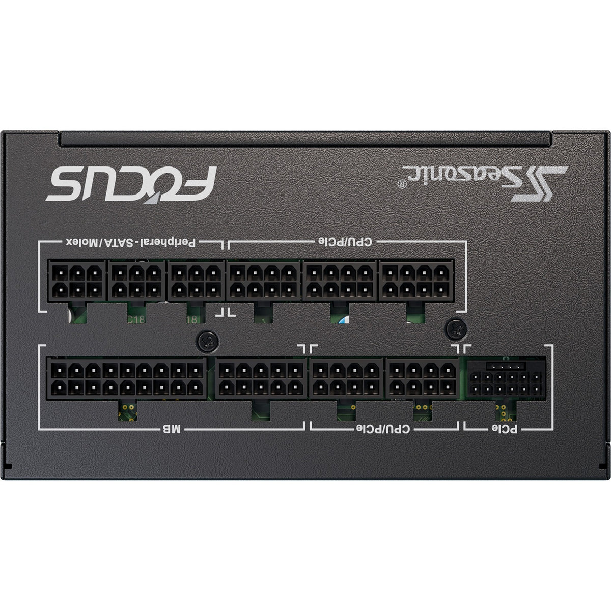 Modułowy zasilacz Seasonic Focus GX-1000-V4 ATX3.1 o mocy 1000 W (czarny, 1x 12VHPWR, 3x PCIe)