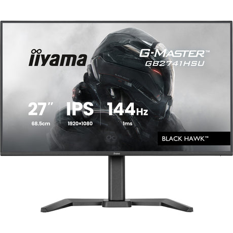 Monitor do gier Iiyama G-Master Black Hawk GB2741HSU-B1 27 (czarny, HDMI, DisplayPort, 2x USB-A, USB-B, 144 Hz)