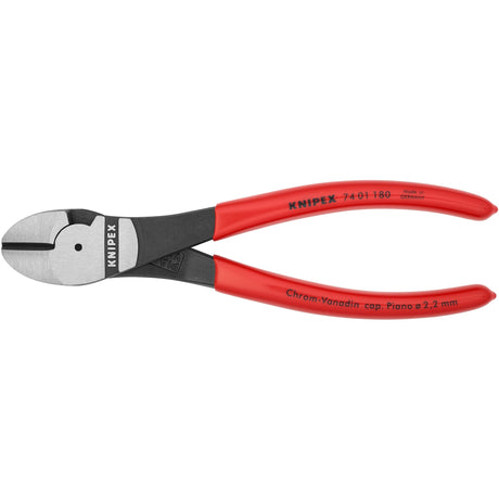 Szczypce tnące boczne Knipex Power 74 01 180 szczypce tnące (czerwone)