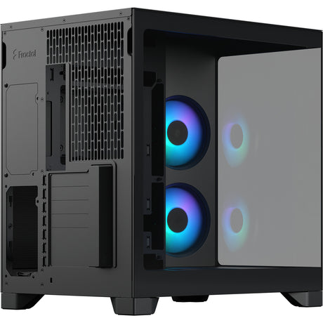 Obudowa Midi Tower Fractal Design Pop 2 Vision RGB (czarna | 1x USB-A | 1x USB-C | rgb | szkło hartowane)