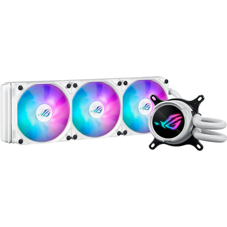 Chłodzenie wodne Asus ROG Strix LC III 360 ARB (białe, 4-pinowe złącze wentylatora PWM)