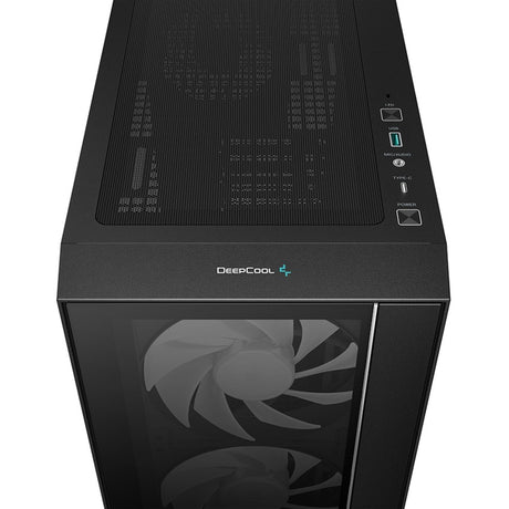 Obudowa Midi Tower Deepcool Matrexx 55 V4 C (czarna | 1x USB-A | 1x USB-C | RGB | Okno)