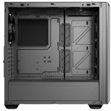 Antec p7 s midi tower behuizing (zwart zilver | 2x usb-a | 1x usb-c)