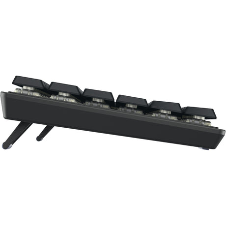 Klawiatura mechaniczna Cherry KW 550 MX LP (czarna, układ US (QWERTY), MX Low Profile 2.0 Ivory, 96%, białe diody LED, nakładki na klawisze PBT)