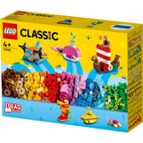 Lego Classic — kreatywne zabawki konstrukcyjne do zabawy w morzu (11018)