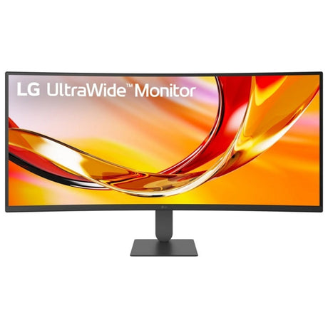 Lg ultrawide 34u640b-b 34 curved monitor (zwart, 1x displayport, 2x hdmi, 1x usb-c, 2x usb-a, 144 hz)