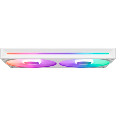 Wentylatory rdzeniowe Nzxt f280 rgb (białe, 2 sztuki, 280 x 140 x 26 mm)