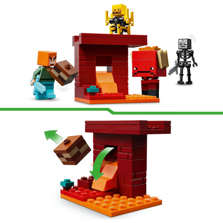 Lego Minecraft Bitwa lawowa w zaświatach dla dzieci - 21266