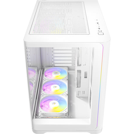 Obudowa midi tower Antec c5 curve argb (biała | 2x USB-A | 1x USB-C | szkło hartowane)