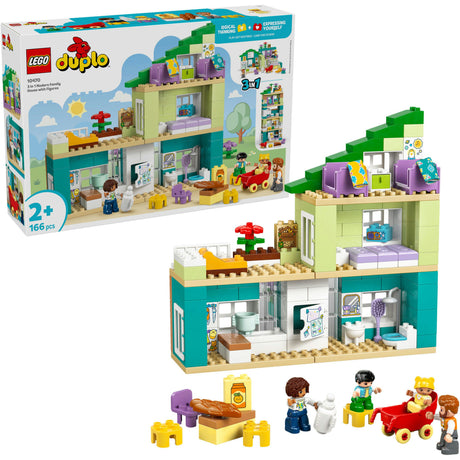 Lego Duplo Town 10470 - dom - 3 w 1 - zawiera figurki