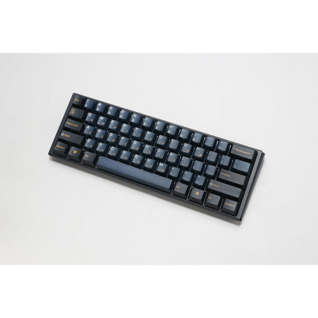 Mechaniczna klawiatura do gier Ducky one 3 pro mini rgb (czarna, układ us (qwerty), wiśnia mx2a brązowa, 60%, dioda rgb, double-shot pbt, mechanika szarlatanu, hot swap)