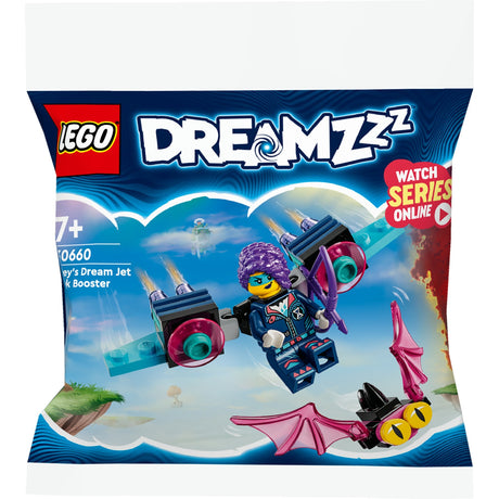 Lego Dreamzzz - zabawka konstrukcyjna przypominająca plecak odrzutowy Zoey Z-Blob i pająk Bunchu (30660)