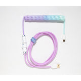Kabel zwinięty Ducky v2 - kabel lazurowy