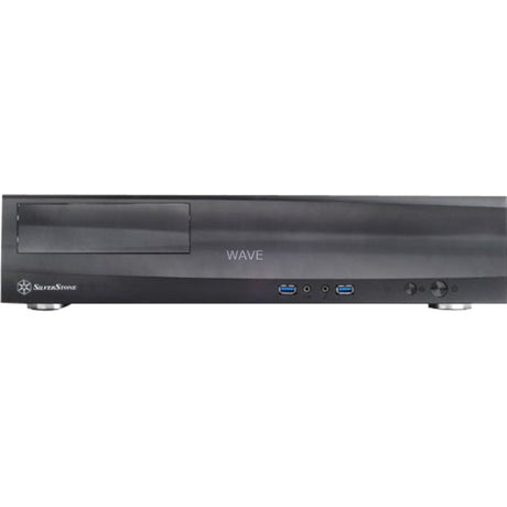 Obudowa desktopowa Silverstone milo ml03b (czarna | 2x USB-A)
