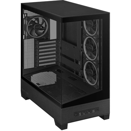 Obudowa midi tower Asus a31 plus (czarna | 2x USB-A | 2x USB-C | szkło hartowane)