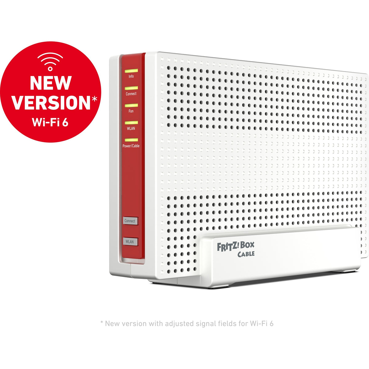 Fritz! międzynarodowy router kablowy box 6690 (biały czerwony)