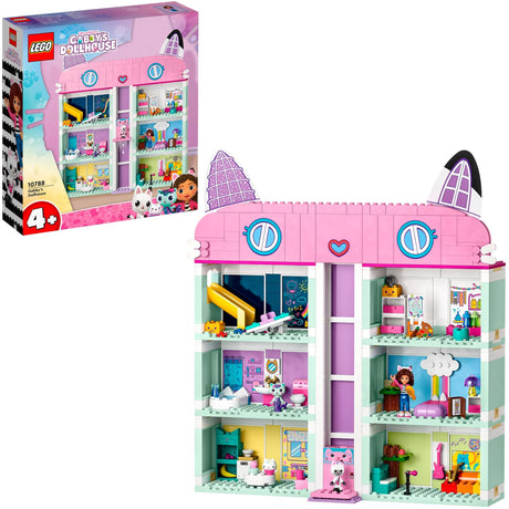 Lego Domek dla lalek Gabby Domek dla lalek Gabby Zabawki z 4 minifigurkami i akcesoriami dla dzieci 4+ - 10788