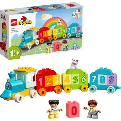 Lego duplo - pociąg z cyframi - zabawka konstrukcyjna do nauki liczenia (10954)