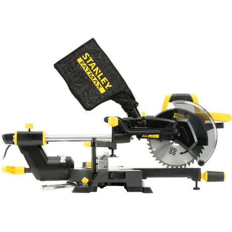 Piła poprzeczna i ukosowa Stanley 1500w 216mm ze stołem piły (żółto-czarna)