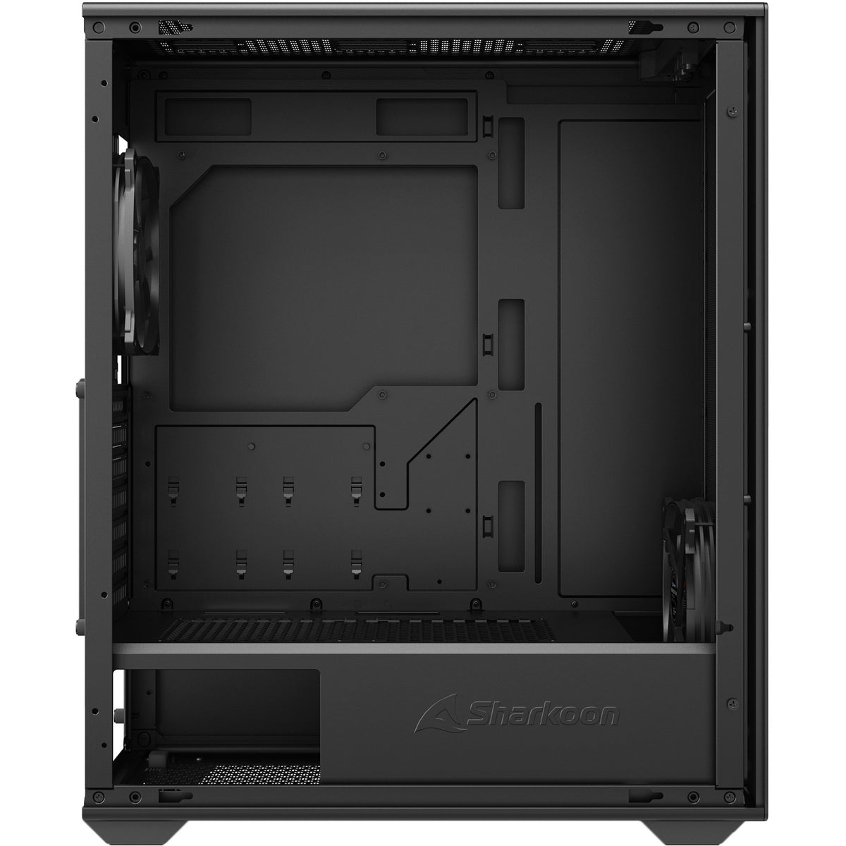 Obudowa midi tower Sharkoon VK3 (czarna | 2x USB-A)