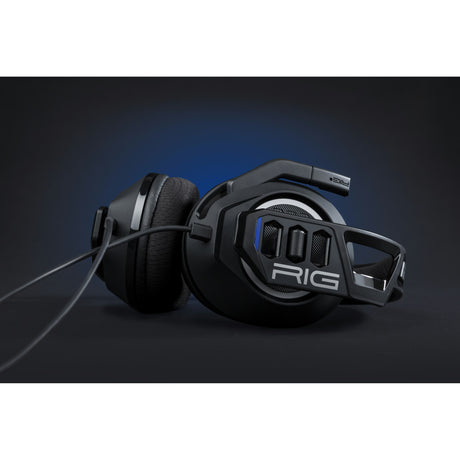 Nauszny zestaw słuchawkowy do gier Nacon rig 300 pro hs (czarny, playstation 4, playstation 5, xbox, nintendo switch, pc)
