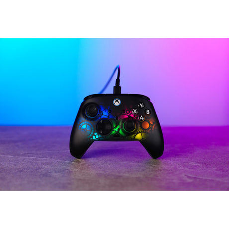 Turtle beach afterglow ignite bekabelde rgb-gamingcontroller - time machine (zwart, xbox series x|s, xbox one, pc)