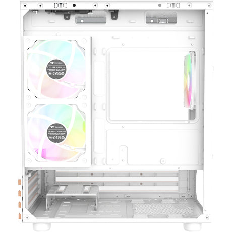 Obudowa mini tower Thermaltake View 170 ws argb (biały kolor drewna | 2x usb-a | rgb | szkło hartowane)