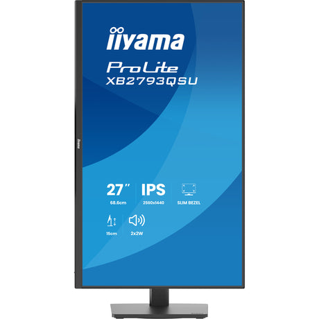 Monitor Iiyama prolite xb2793qsu-b1 27 (czarny (matowy), HDMI, Display Port, USB, audio)