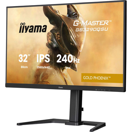 Monitor do gier Iiyama G-Master Gold Phoenix GB3290QSU-B1 31,5 (czarny (matowy), 2x HDMI, Display Port, 2x USB-A, 2x USB-B, 240 Hz)