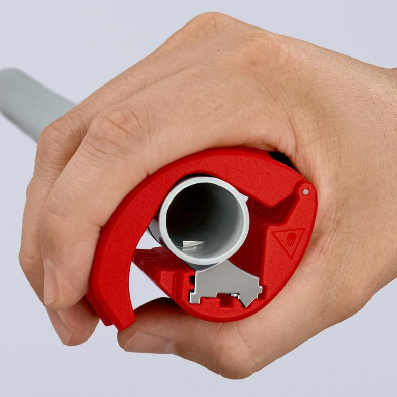 Obcinak do rur Knipex bix 90 22 10 bk (czerwony niebieski)