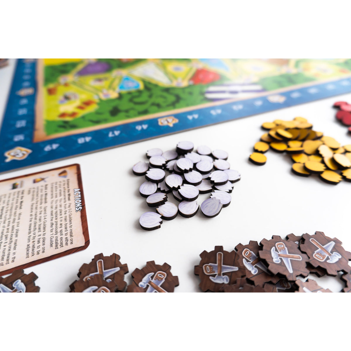Kości planszowe Asmodee Windmill Valley - holenderska gra planszowa dla 1-4 graczy