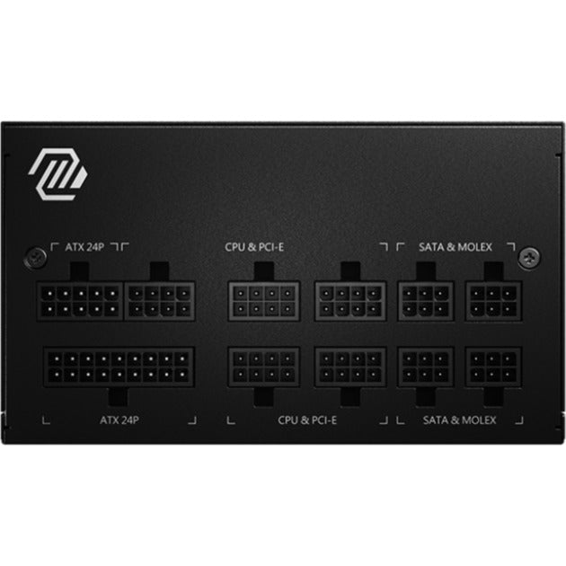 Modułowy zasilacz MSI Mag A650GL PCIe5 650 W (czarny, 4x PCIe)