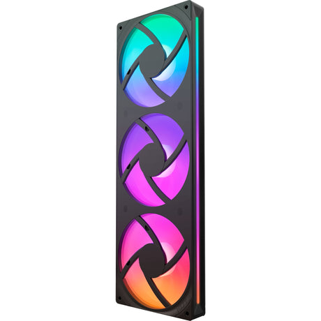 Wentylatory rdzeniowe Nzxt f360 rgb (czarne, 3 sztuki, 360 x 120 x 26 mm)