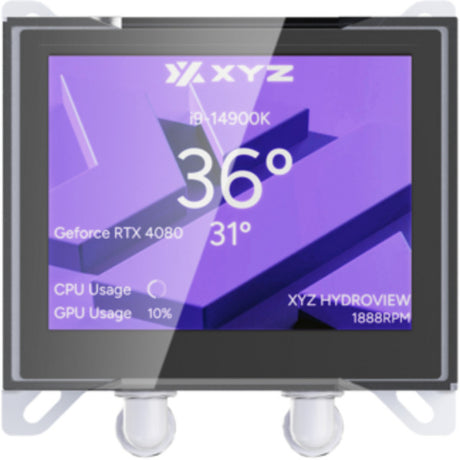 Chłodzenie wodne Xyz PC Gear Hydroview Aio 360 (biały, argb, pwm)