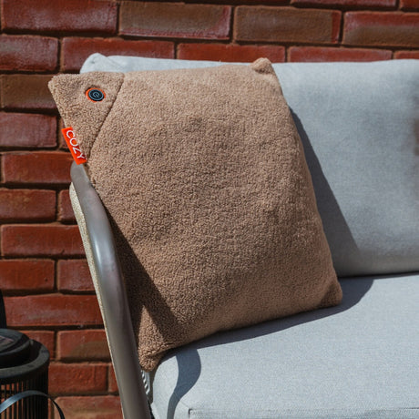 Bezprzewodowa poduszka grzewcza Cosy una wełniana 45 x 45 cm (jasnobrązowy, power bank 5000 mah)