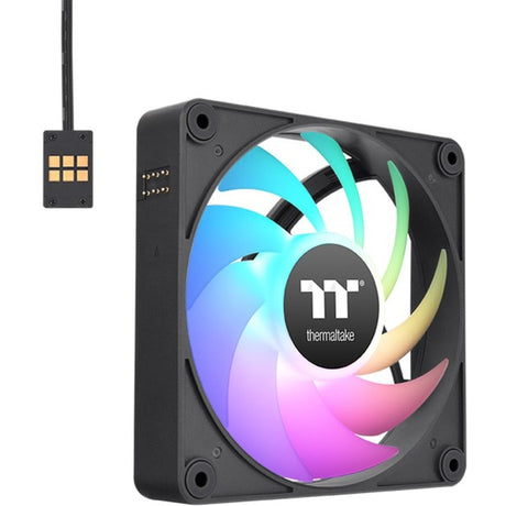 Wentylator chłodzący do komputera Thermaltake ct120 ex argb sync (zestaw 3 wentylatorów) wentylatory do obudowy (czarny, 3 sztuki, 120 x 120 x 25 mm, pwm)
