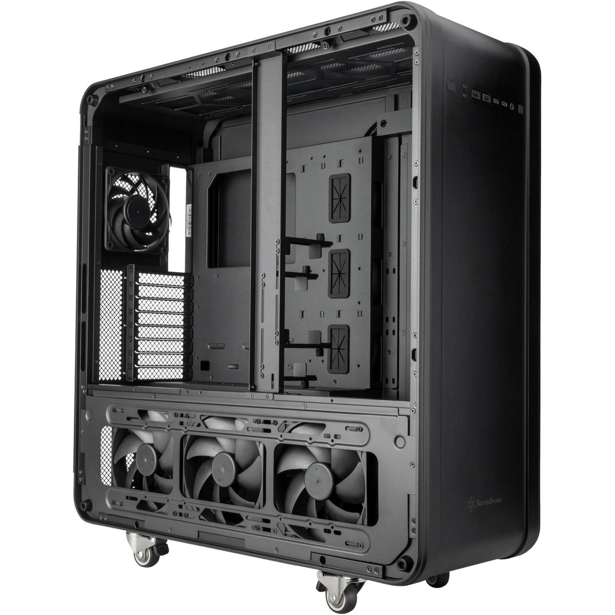 Obudowa Big Tower Silverstone Alta t1 (czarna | 2x USB-A | 2x USB-C)