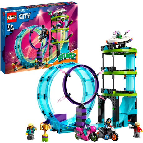 Lego City — zabawka konstrukcyjna „Wyzwanie najlepszych kaskaderów” (60361)