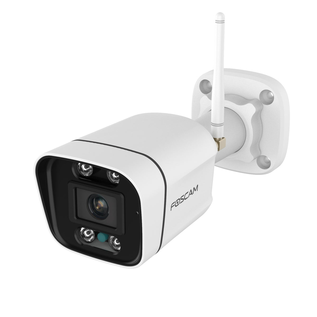 Foscam v8p, dwuzakresowa kamera bezpieczeństwa Wi-Fi 4K 8MP (biała, z alarmem dźwiękowym i świetlnym)