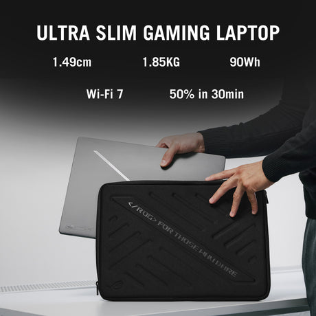 Asus rog zephyrus g16 gu605cm-qr026w 16 gaming laptop (donkergrijs | ultra 9 285h | rtx 5060 | 16 gb | 1 tb ssd)