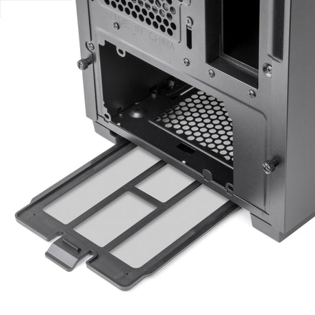 Obudowa mini tower Silverstone CS382 (czarna | 2x USB-A | 1x USB-C)