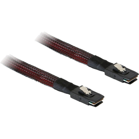 Delock kabel mini SAS SFF-8087 > mini SAS SFF-8087 (czerwony czarny, 1 metr)