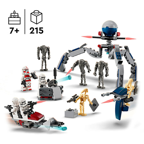 Zestaw bojowy Lego Star Wars Clone Trooper™ Battle Droid™ — 75372