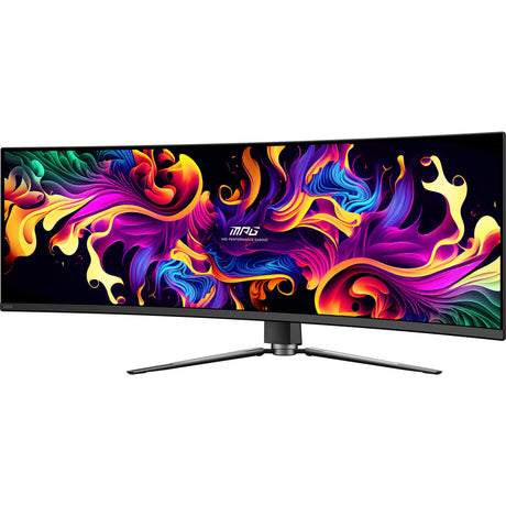 MSI MPG 491CQP QD-OLED 49 Zakrzywiony ultraszerokokątny monitor do gier (czarny, 2x HDMI, Display Port, 2x USB-A, USB-B, USB-C, 144 Hz)