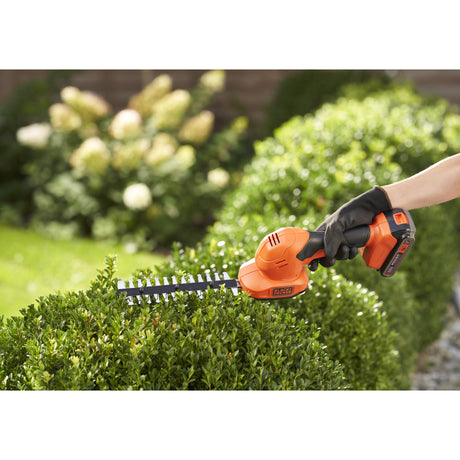 Nożyce do trawy i krzewów Black+decker bcss18b-xj 18 V (bez akumulatora) (pomarańczowo-czarny, akumulator i ładowarka nie wchodzą w skład zestawu)
