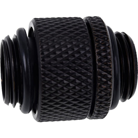 Alphacool eiszapfen podwójna złączka obrotowa g1 4 ag do połączenia g1 4 ag (czarna)