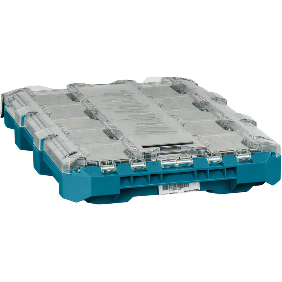 Płaska skrzynka narzędziowa Makita Maktrak P-91051 (niebiesko-czarna)