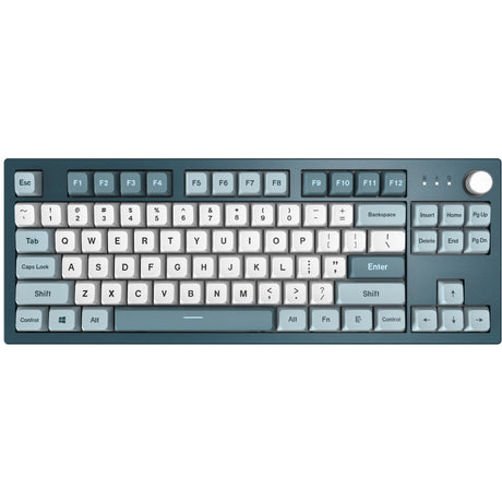 Klawiatura mechaniczna Montech mkey Freedom tkl rgb (ciemnoniebieski, układ amerykański (qwerty), gateron g pro brązowy, 80% (tkl), możliwość wymiany podczas pracy, rgb, pbt)