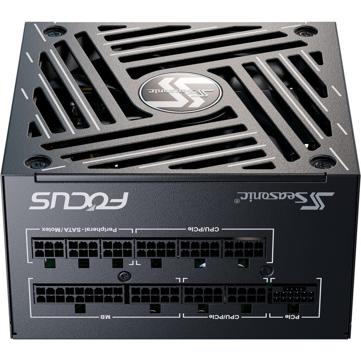 Modułowy zasilacz Seasonic Focus GX-1000-V4 ATX3.1 o mocy 1000 W (czarny, 1x 12VHPWR, 3x PCIe)