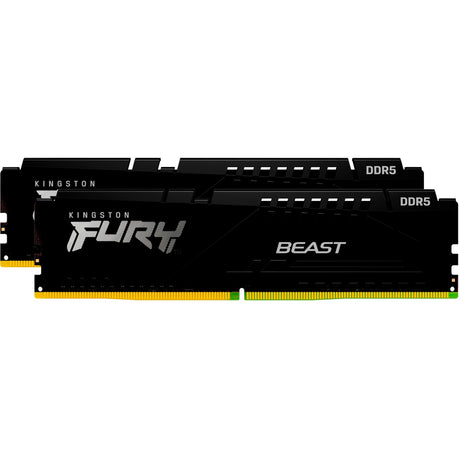 Kingston Fury Beast 16 GB DDR5-6000 (2x 8 GB) RAM (czarny, KF560C30bbek2-16, XMP 3.0, Expo 1.1)